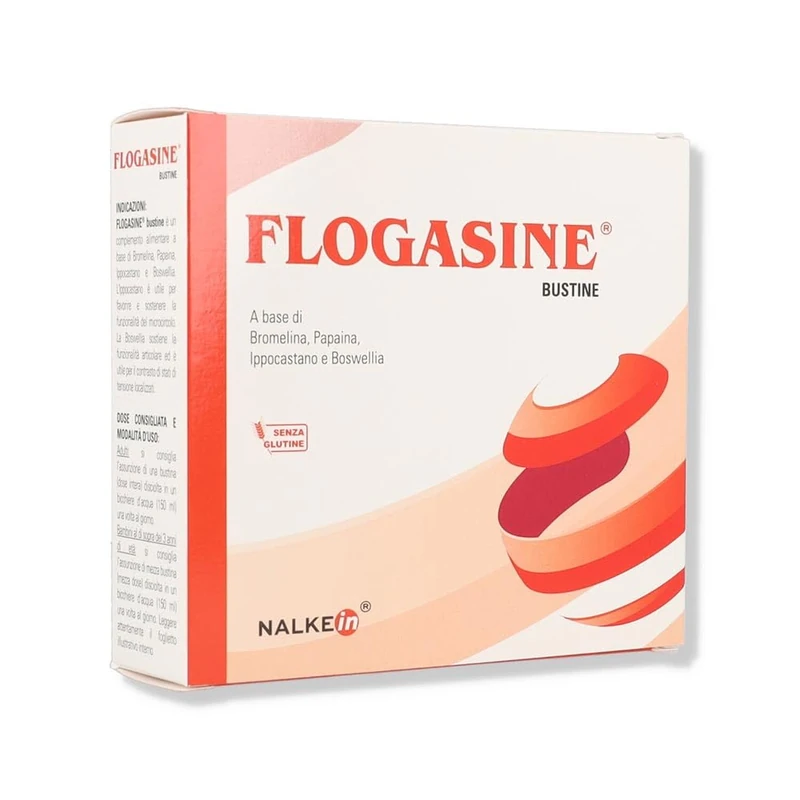 Nalkein Pharma Flogasine Food Supplement - 20 Sachets - Image 1