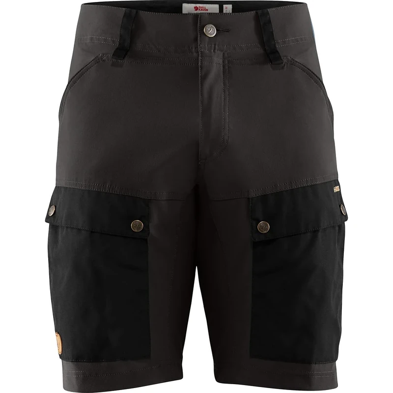 Fjallraven 80809-550-018 Keb Shorts M Shorts Men's Black-Stone Grey Size 58