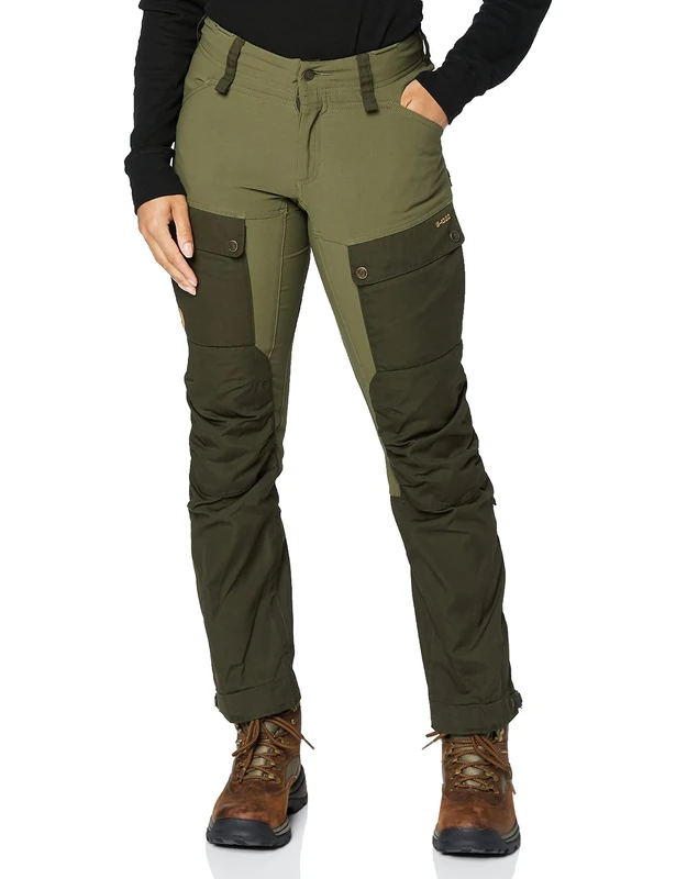 FJALLRAVEN F89898S -662-625 Keb Trousers W Short Deep Forest-Laurel Green 36