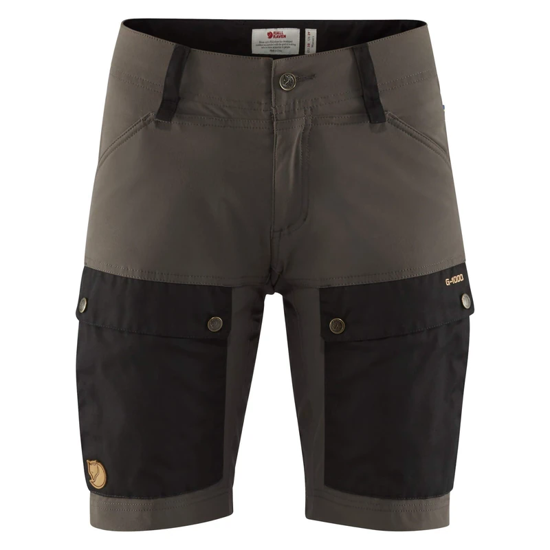 FJALLRAVEN F89853-550-018 Keb Shorts W Black-Stone Grey 44