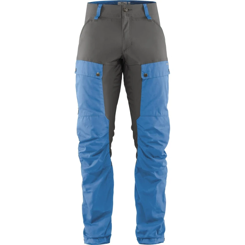 FJALLRAVEN Men's Keb Trousers M Trouser, Blue (Un Blue/Stone Grey), Size 34 Inches UK