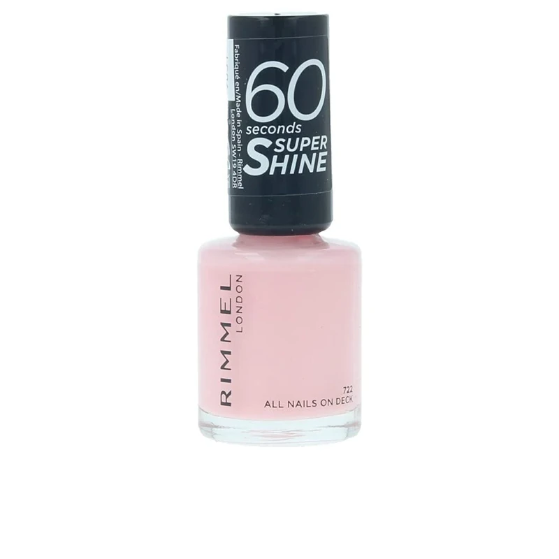 Rimmel 60 Seconds Super-Shine Nail Polish, All Nails On Deck, 8ml