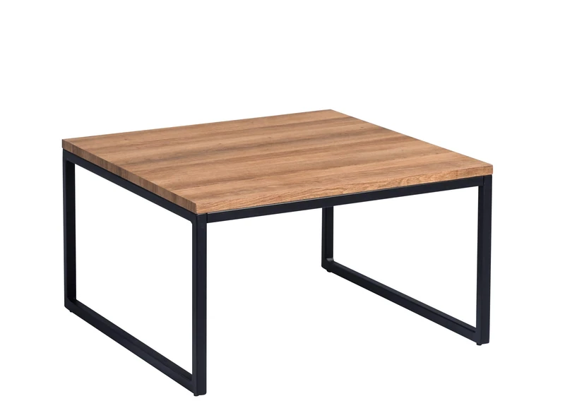 M2 Kollektion Jakarta 1 Coffee Table MDF Decorative Oak Brown 60 x 60 cm Height 35 cm - Image 1