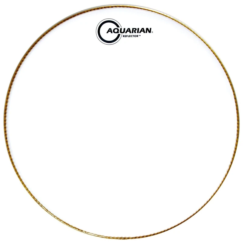 Aquarian REF22SKW Reflector Series Drumhead - 22 inch - Ice White