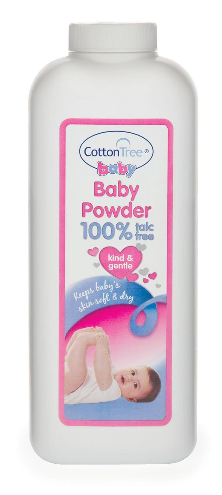 Cotton Tree Essential Baby Powder, White, 284 G (Pack of 1)