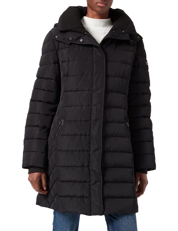 Daniel Hechter Women's Real Down Coat, Black (Black 990), 18 (Size: 44) - Image 1
