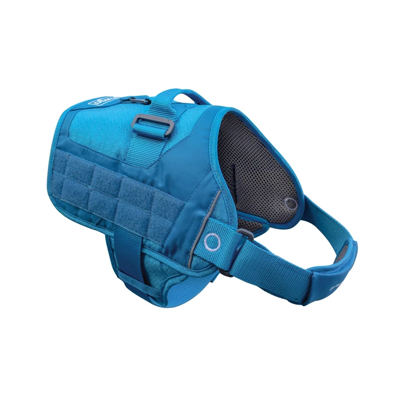 Kurgo RSG Dog Townie Harness, Easy On/Off Dog Hiking Harness, Adjustable, MOLLE Compatible, Large-Coastal Blue - Image 1