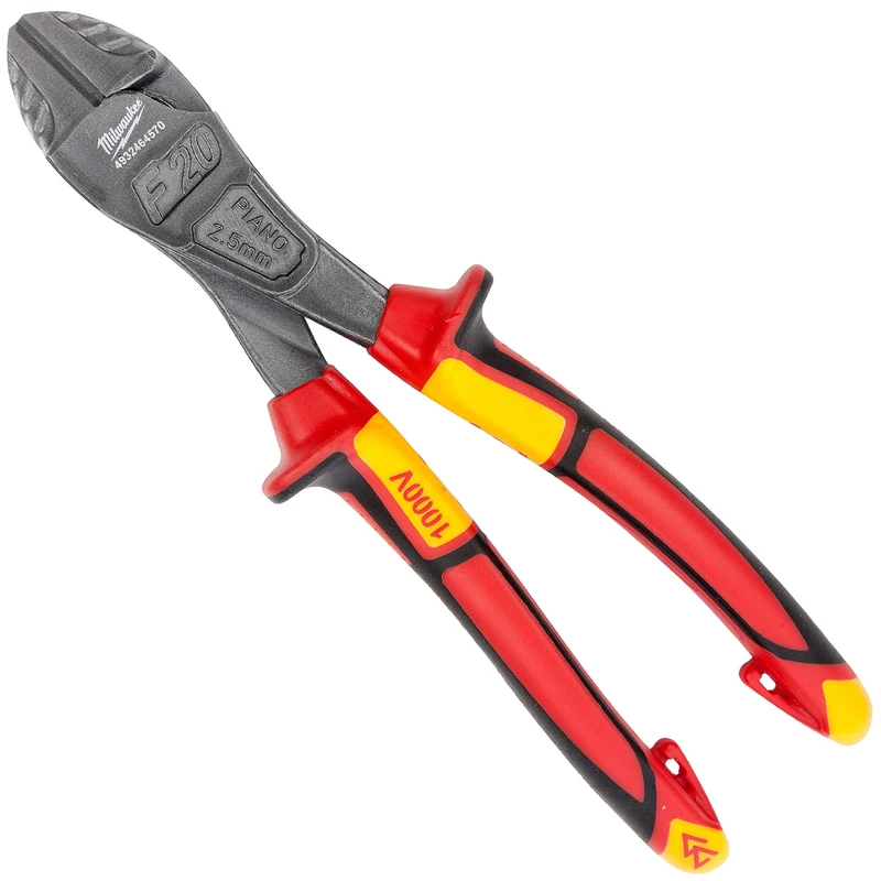 Milwaukee Alicate Heavy Duty de Corte Diagonal VDE 200 mm, Red