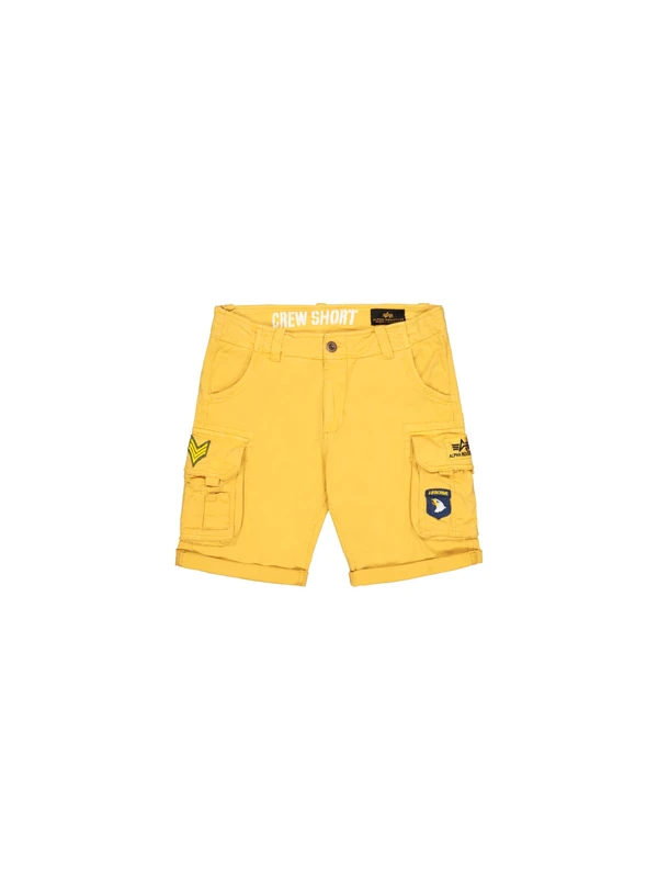 Alpha Industries Men's Crew Short Patch Wheat