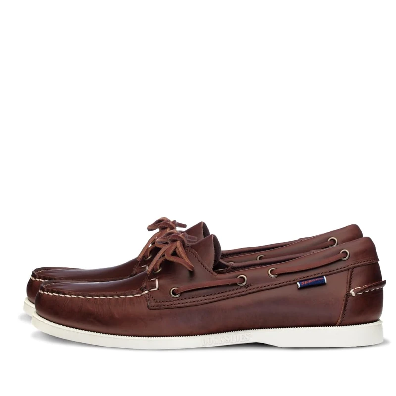 Sebago Men's Docksides Portland Waxed Boat Shoes, Brown (Brown 900), 7 UK (41 EU)