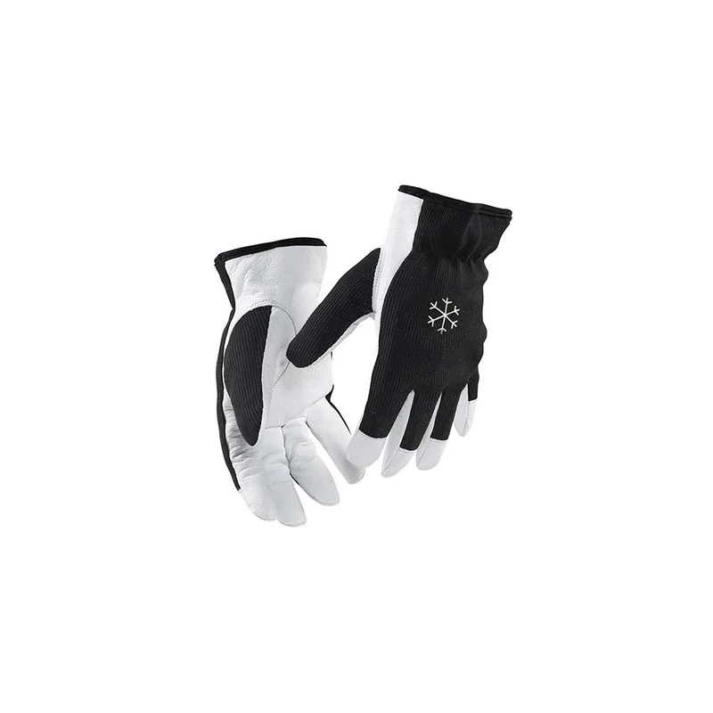 Blaklader 2286391099109 Work Lined Glove, Black/White, Size 9