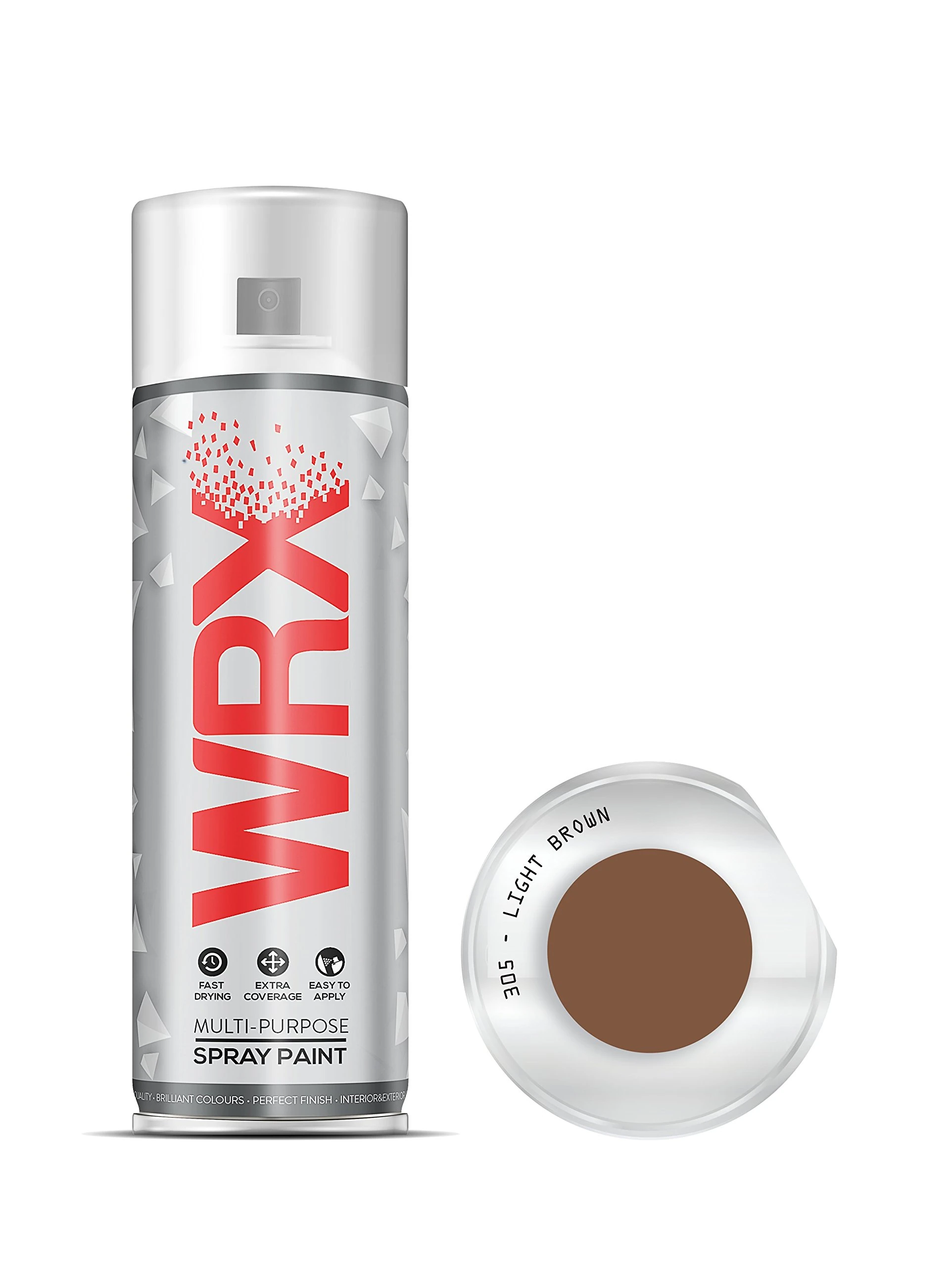 WRX 3 X Spray Paint 400 ml - Light Brown 305 RAL 8003