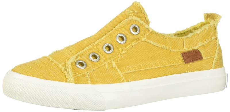 Blowfish Malibu Women's Play Sneaker, Mango Mojito Canvas, 6.5 UK