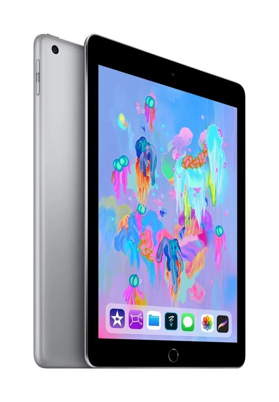 2018 Apple iPad (9.7-inch, Wi-Fi, 128GB) - Space Gray (Renewed)