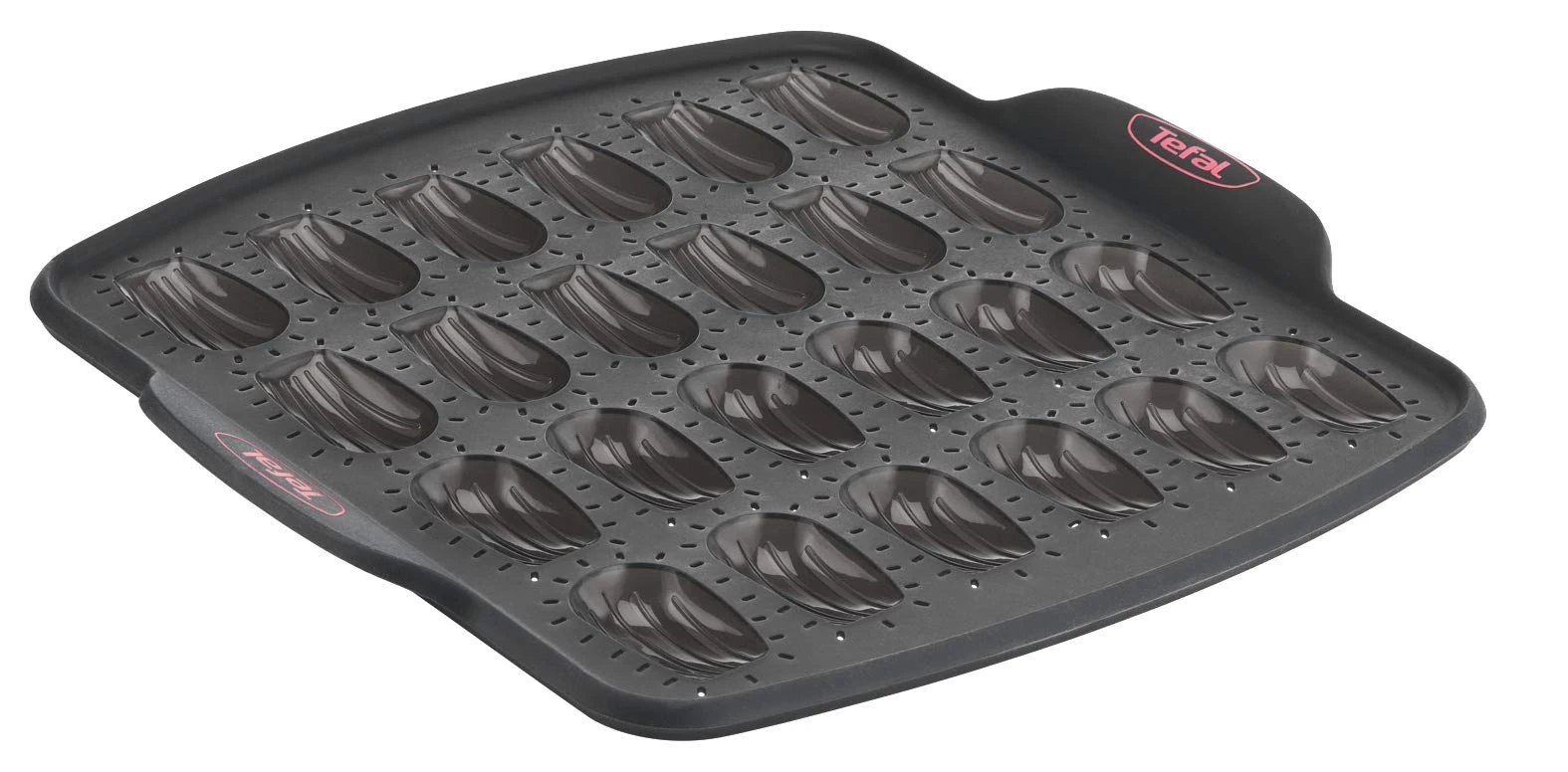 Tefal Crispybake, retractable, silicone, black, 33.2 x 29.3 cm