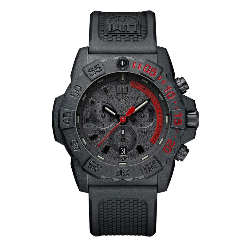 Luminox Original Navy Seal XS.3001.F Mens Watch 43mm - Military Watch in Black Date Function 200m Water Resistant
