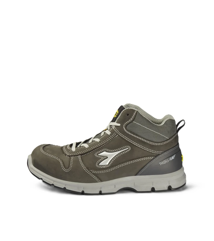 Utility Diadora Unisex Run MID S3 SRC ESD, Grigio Castello, 10.5 UK