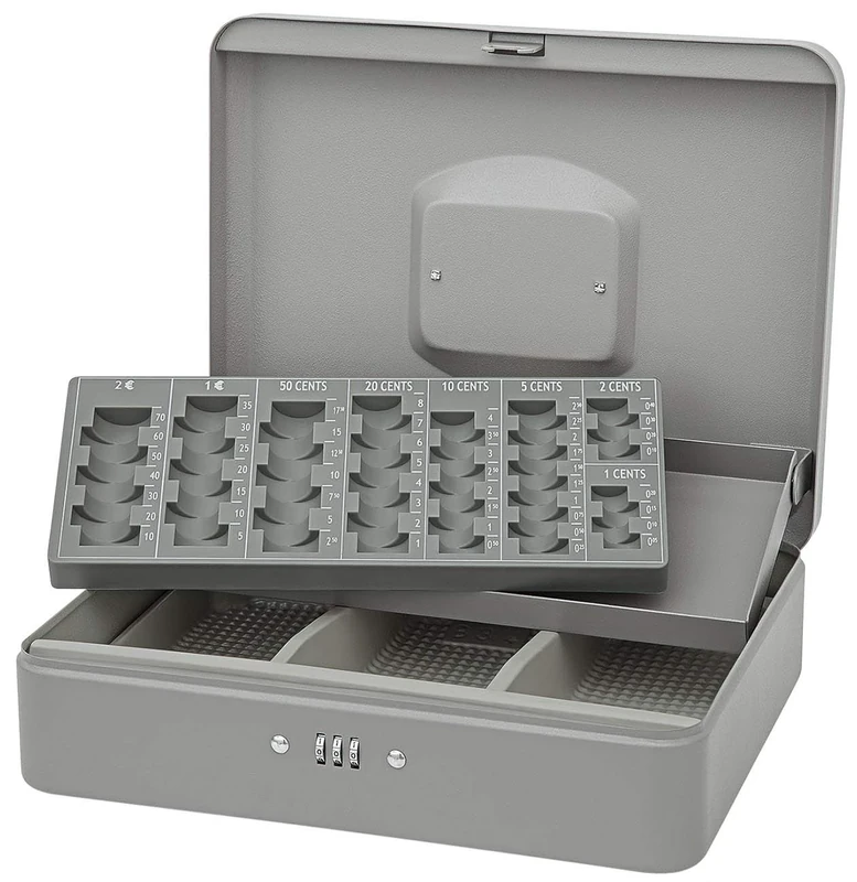 Wedo 149758012 Box with Combination Lock 30 x 24 x 9 cm Grey