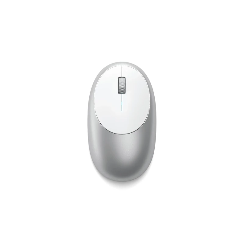 Satechi M1 Wireless Bluetooth Mouse, USB-C Rechargeable, 1200 DPI, Compact & Portable, for MacBook Air & Pro M5 M4, iPad Air & Pro M5 M4 M3, iPad Mini, Mac Mini, iMac & Windows - Silver