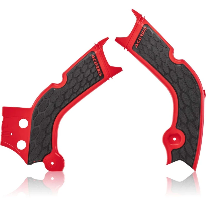 0023664.349 COPPIA PROTEZIONI TELAIO X-GRIP FIT FOR HONDA CRF 450 R 2019 ROSSO N