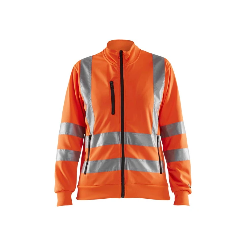 Blaklader 330819745300L Ladies High Vis Sweatshirt, High Vis Orange, Size L