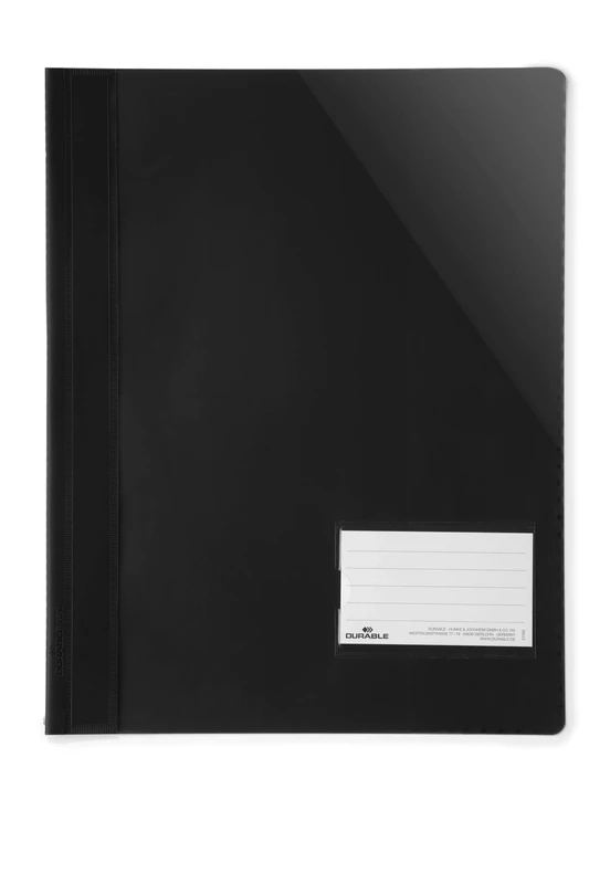 Durable 269001 Viewing File for Din A4, Extra Wide, Black, Pack of 25 - Image 1