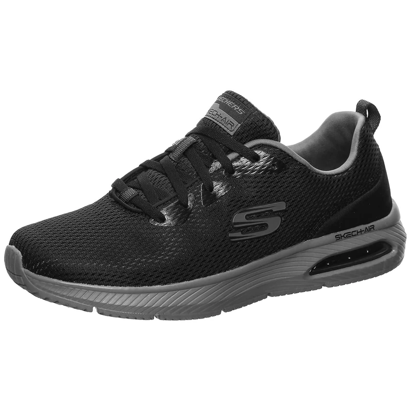 Skechers Men's Dyna-air Trainers, Black Black Mesh Charcoal Trim Bkcc, 8.5 UK