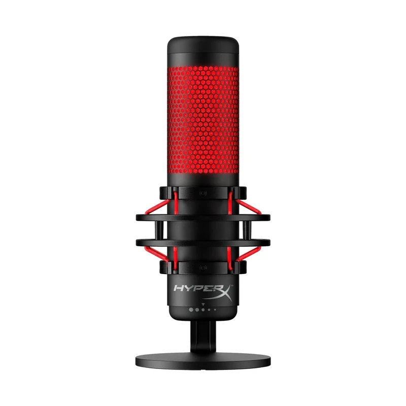 HyperX QuadCast – Standalone Microphone for streamers, content creators and gamers PC, PS4, and Mac, usb