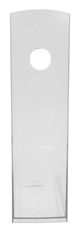 Exacompta - Ref 18223D - Magazine File MAG-CUBE - 266 x 82 x 305mm, Finger Hole on Spine, Suitable for A4+ Documents, Large Storage Capacity - Office Clear (Pack of 6)
