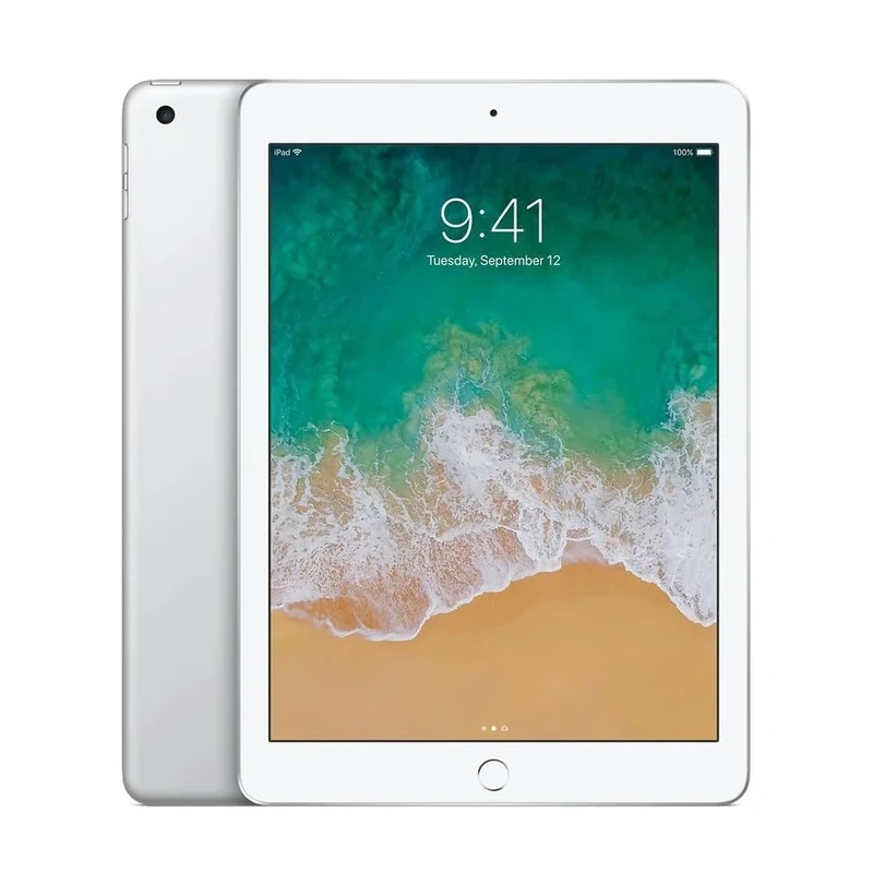 2017 Apple iPad (9.7-inch, Wi-Fi, 128GB) - Silver (Renewed)