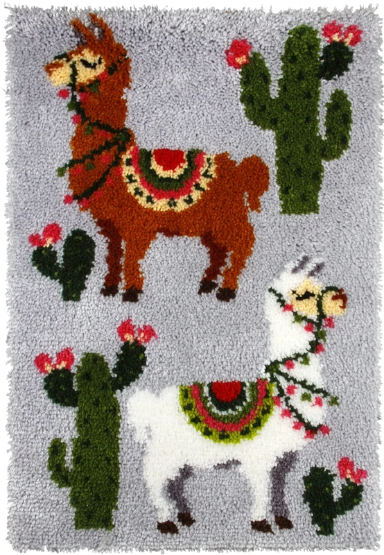 Latch Hook Rug Kit Llama