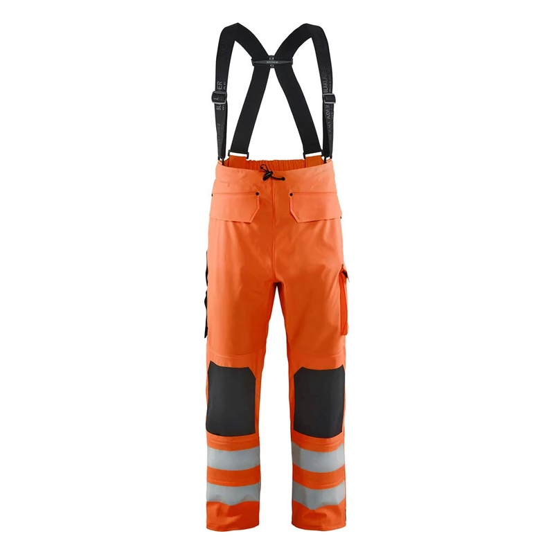 Blaklader 130620055300XXXL Level 3 Rain Trousers High Vis Orange XXXL