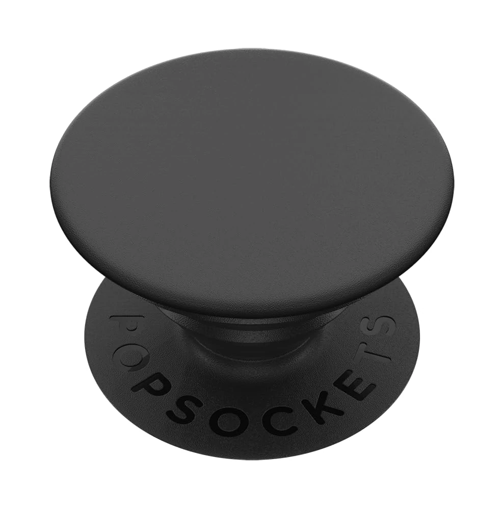PopSockets Phone Grip with Expanding Kickstand, Adhesive Grip - Black