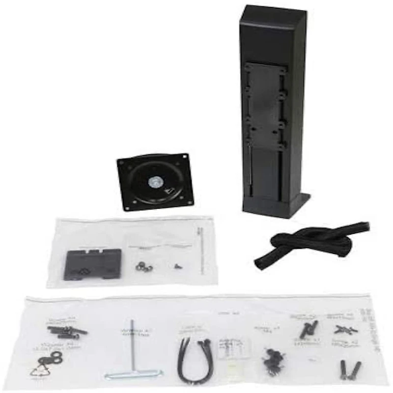 Ergotron WorkFit Single HD Monitor Kit - Mounting kit for LCD display - black - screen size: up to 30"