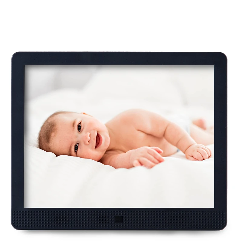 Pix Star Easy Digital Picture Frame WiFi 10", Share Videos and Photos Instantly by Email or App, Motion Sensor, IPS Display, One Minute Setup, Highly Giftable