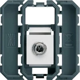 HAGER (AUT.+REST) WXF622 Gallery Toma Jack conector 3.5mm hardware, other tools, Multicolor