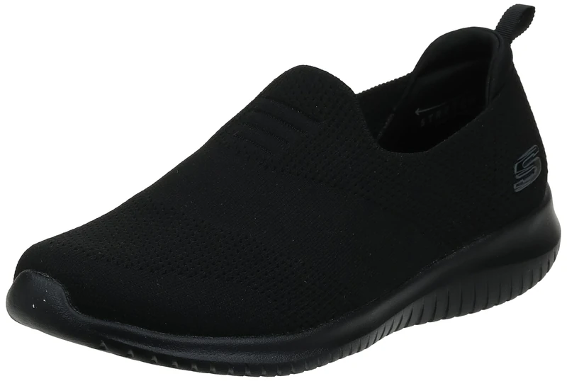 Skechers Women's Ultra Flex-Harmonious Shoe, Black, 7 Regular US