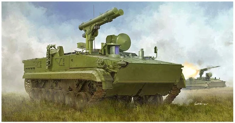 Trumpeter 1:35 - Russian 9P15 7-2 Khrizantema-S Anti-tank, TRU09551