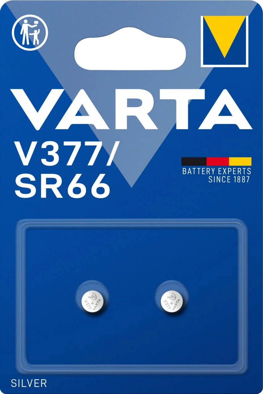 Varta V377 SR66 Battery - Pack of 2