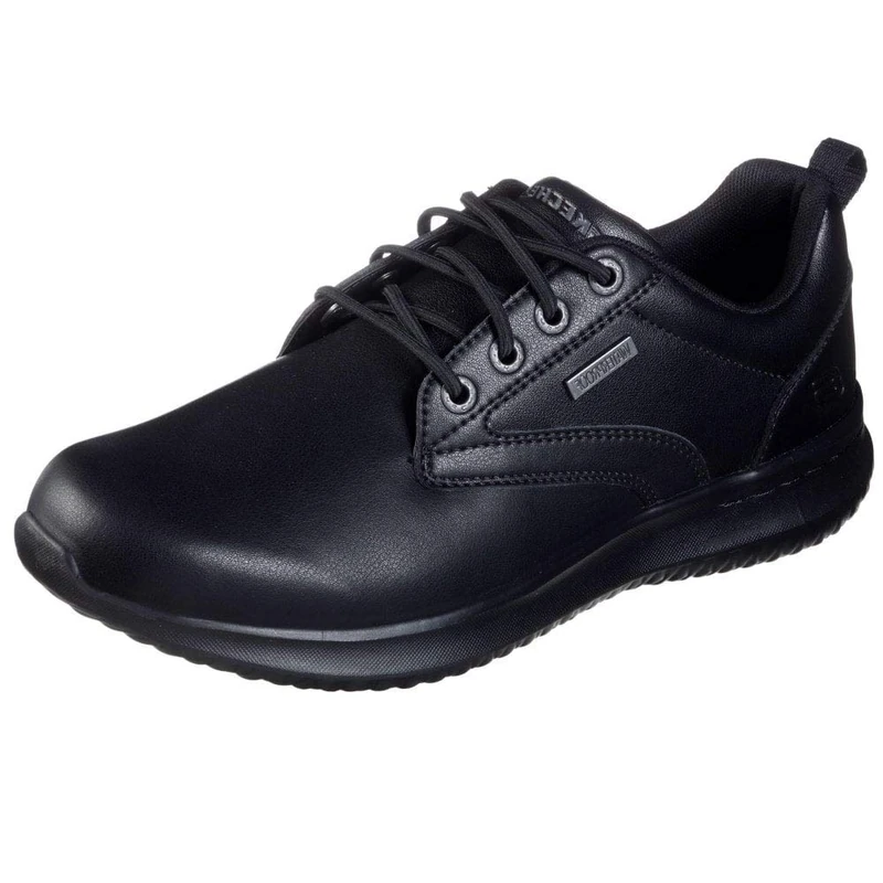 Skechers Men's Delson Antigo Oxfords, Black BLK, 11 UK