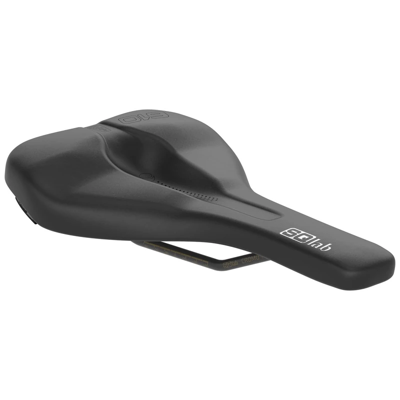 SQlab 610 Ergolux Active 2.0 MTB Tour & Travel Bicycle Saddle, Unisex – Adults, Saddle 3, 610 Ergolux Active 2.0, 13 cm, Black, 13 cm