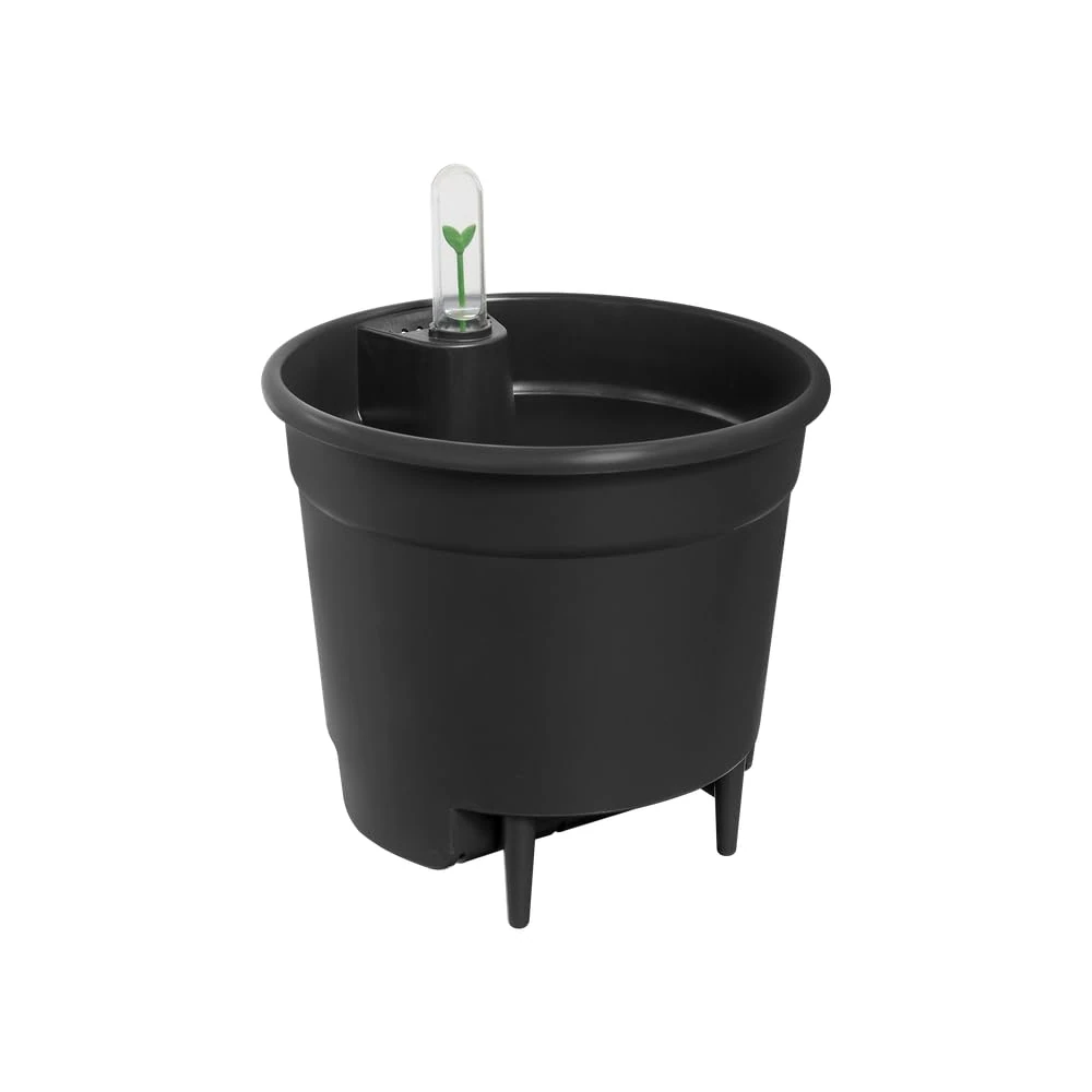 elho Self-watering Insert 33 - Accessory for Indoor Plant Pots - 100% Recycled Plastic - Ø 33.3 x H 30.7 cm - Black/Living Black