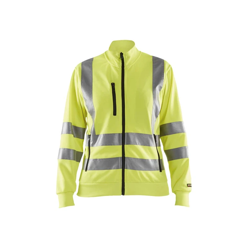 Blaklader 330819743300XXXL Ladies High Vis Sweatshirt, High Vis Yellow, Size XXXL