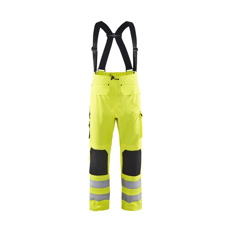 Blaklader 130620053300XXXL Level 3 Rain Trousers High Vis Yellow XXXL