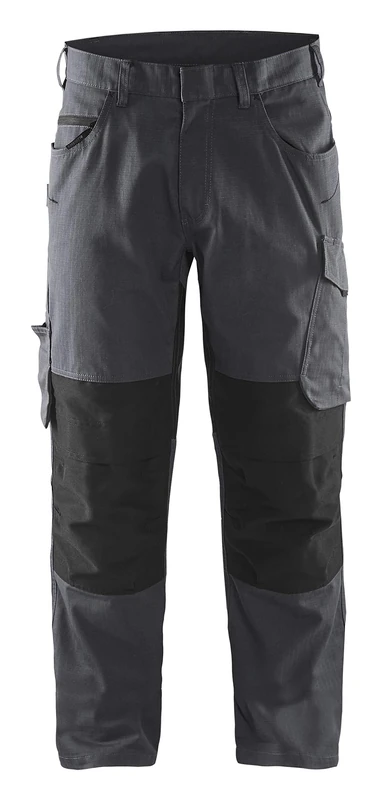 Blaklader 149513309699C62 Service Trouser with Stretch, Medium Grey/Black, Size C62