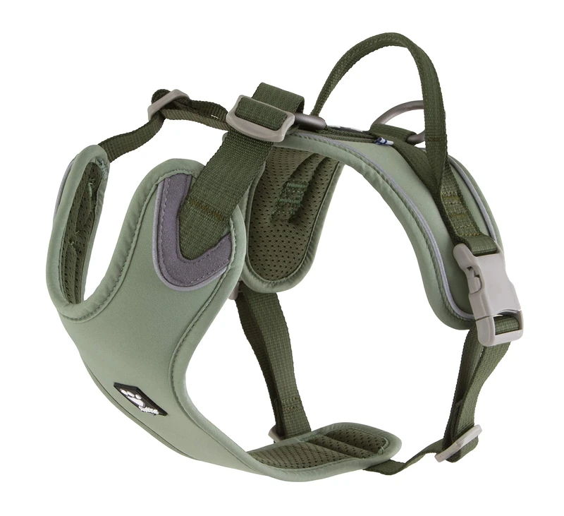 Hurtta Weekend Warrior Eco Dog Harness for Small Dogs, Hedge Green, 40-45 cm