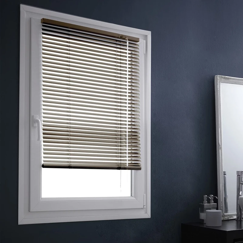 MADECOSTORE Easy Aluminium Blinds, String, 107l x 150L cm