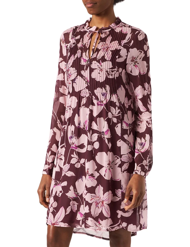 Daniel Hechter Women's Chiffon Dress, Red (Beet Red 365), 10