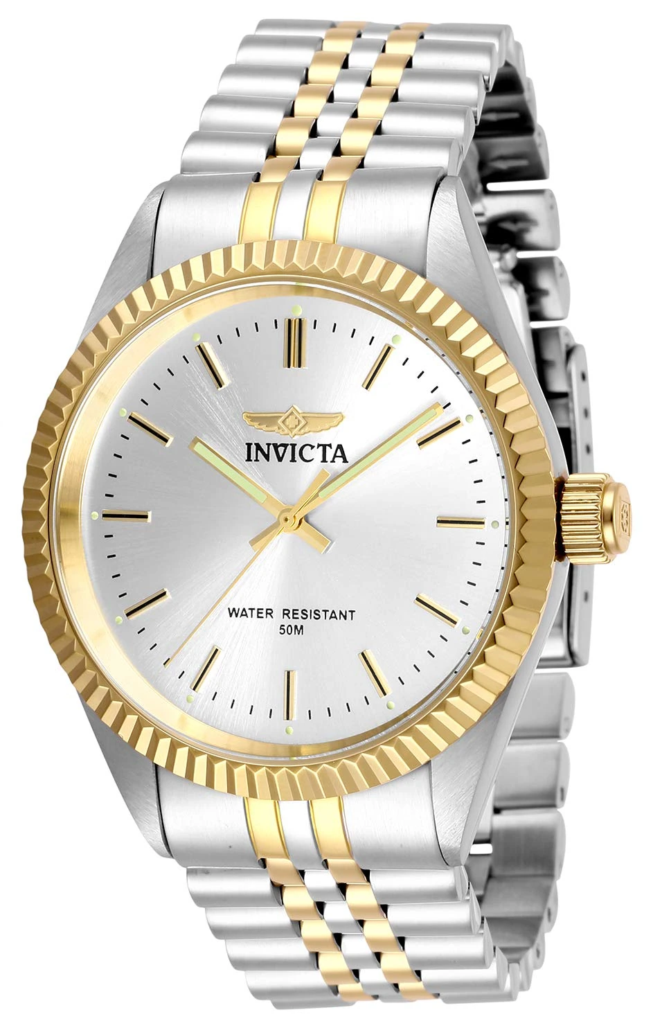 Invicta Specialty 29378 Men's Watch - Waterproof - Analogue - Quartz Movement - stainless steel with Silver dial - 43mm