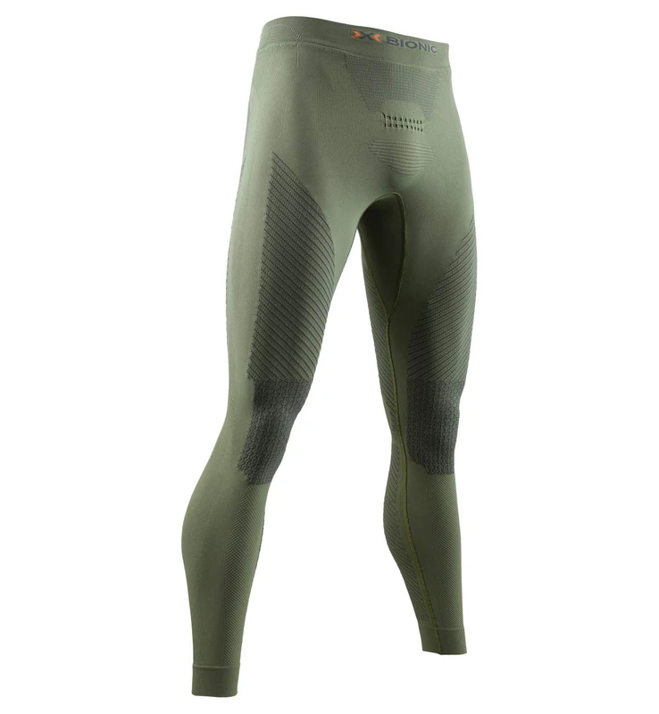 X-BIONIC Men Hunt Energizer 4.0 Light Pants - Olive Green/Anthracite, Large - Image 1